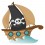 Stickers Bateau Pirate