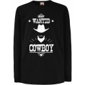 T-shirt Cowboy manches longues
