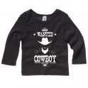 T-shirt bébé Cowboy manches longues