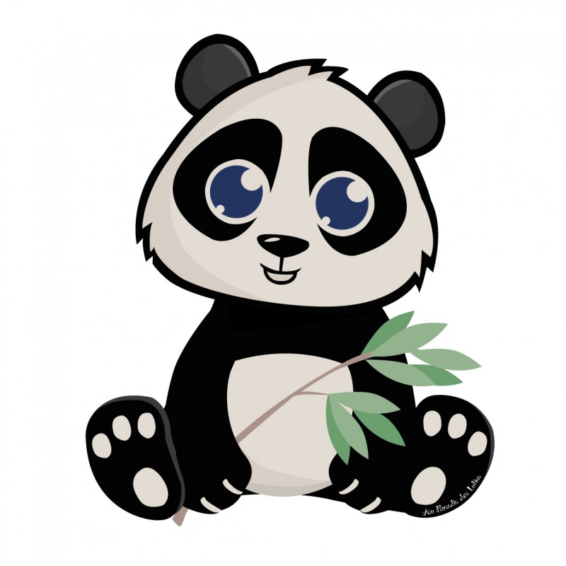 Stickers Bébé Panda
