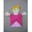 Marionnette main feutrine princesse